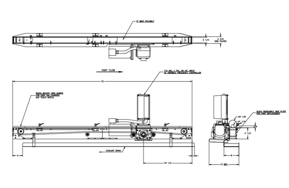 1650 to feed Pinion Shafts