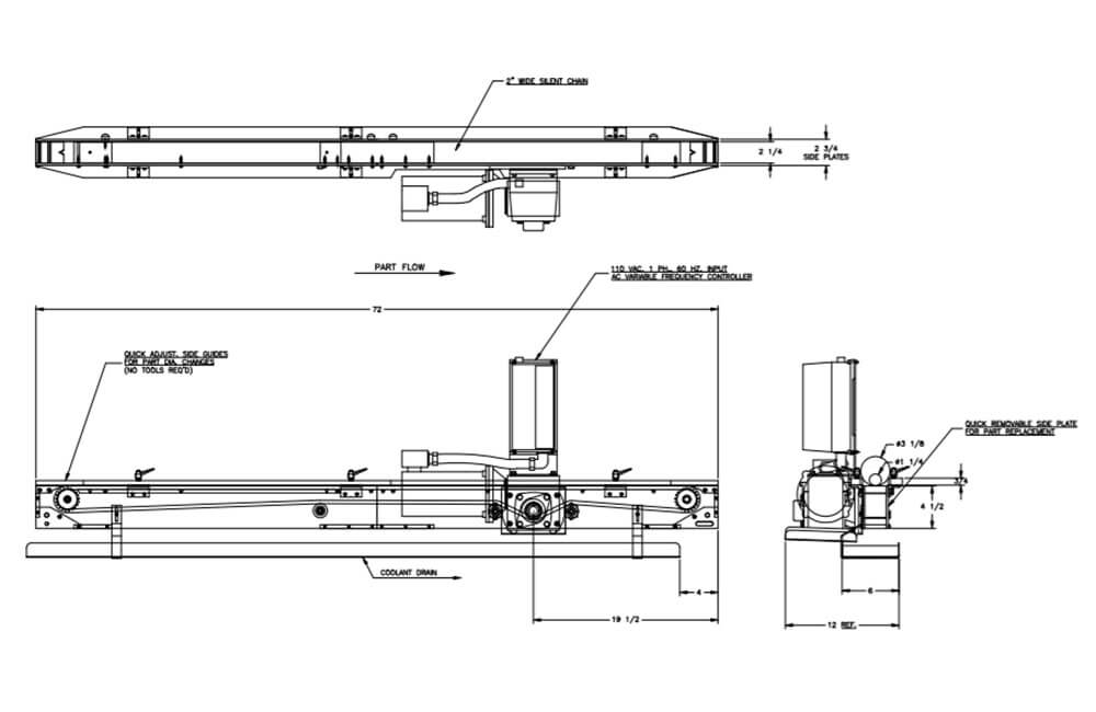 1650 to feed Pinion Shafts - 2