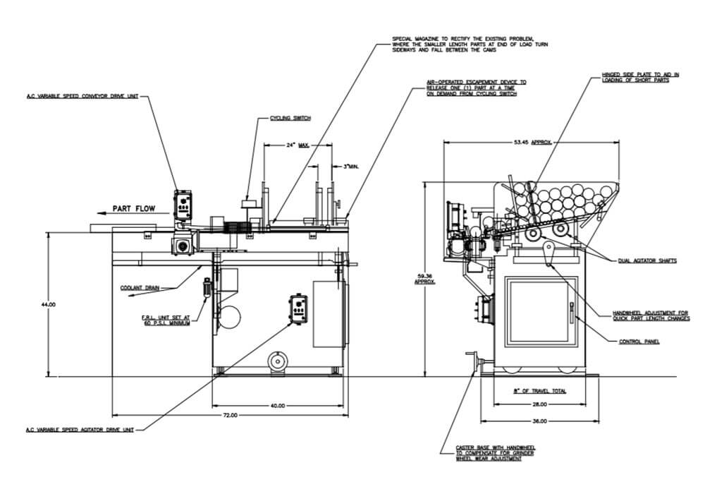 1700 to feed Steel Shafts