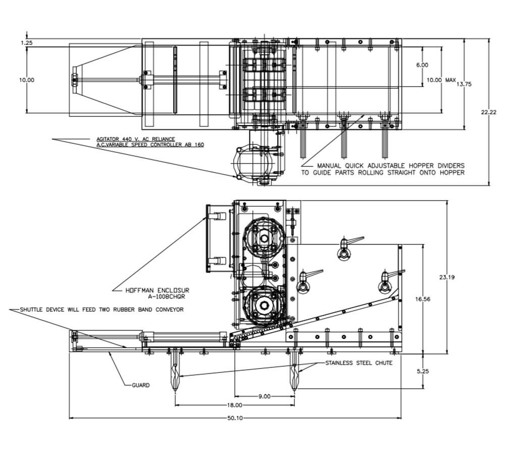 1775 to feed Throttle Shafts