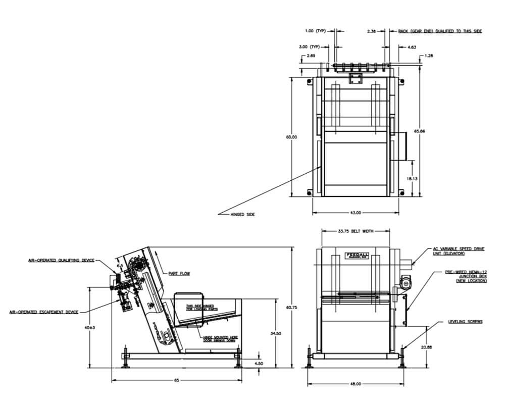 2233 to feed Steering Racks - 2