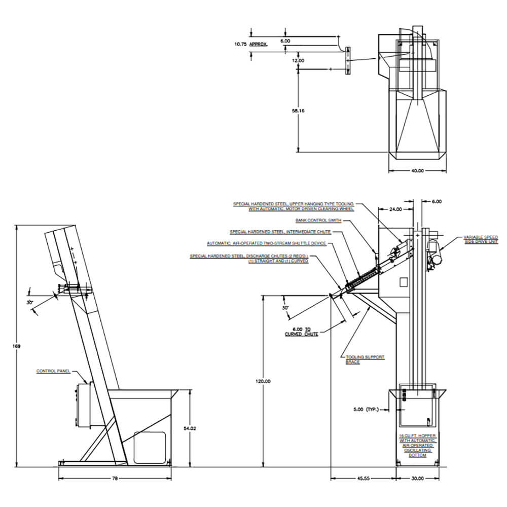 2400-C to feed Mining - Construction Bits