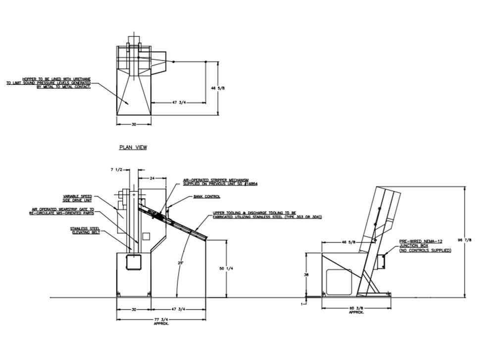 2400-D to feed Parking Pawl Latches