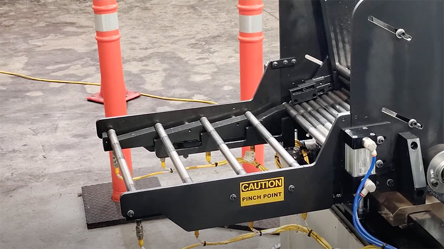 Feedall Model 1700 Bar Feeder with Robot